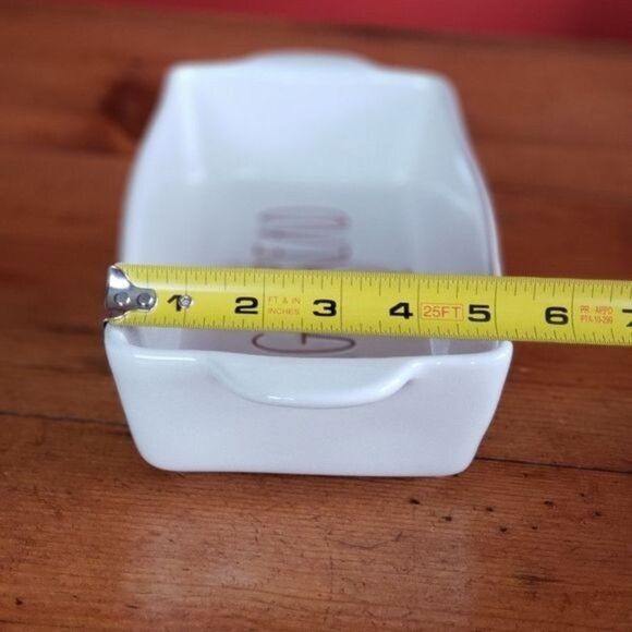 Rae Dunn "Gingerbread" Holiday Ceramic Dish Baking Rectangle - Picture 3 of 6